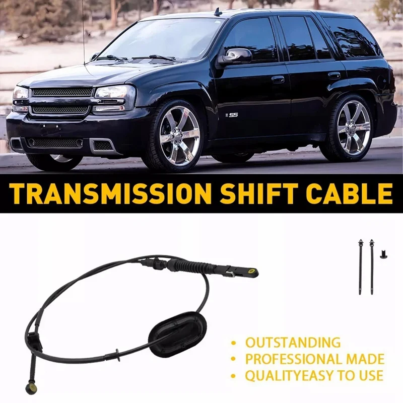 Transmission Shift Cable 15785087 For Buick Chevy Olds Saab Trailblazer GMC Envoy 02-09 Trans Shifter Selector Cable