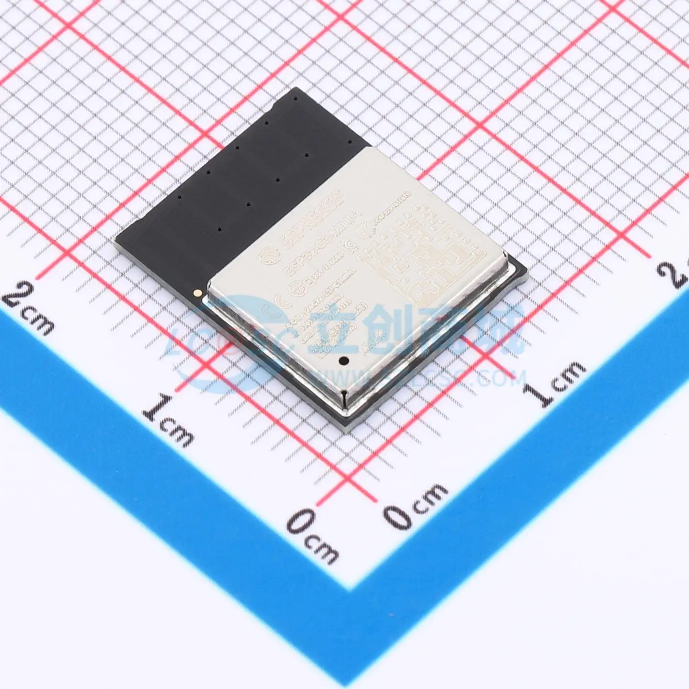 5pcs ESP32-C3-MINI-1-H4X SMD 16.6x13.2mm ESP32-C3FH4 I2C GPIO UART SPI USB I2S WiFi Wireless IoT Smart Home Module
