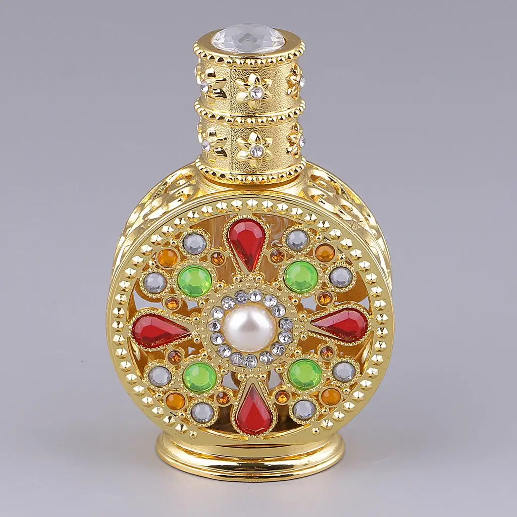 

Miniature Empty Glass Perfume Storage Bottles Case ML Crafts
