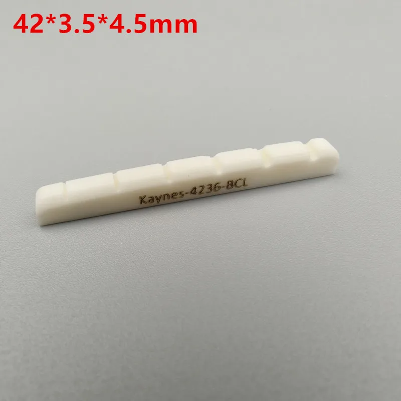KAYNES 1 Piece Bone Nut For ST TL SG LP Electric Guitar 42mm/43mm view 3