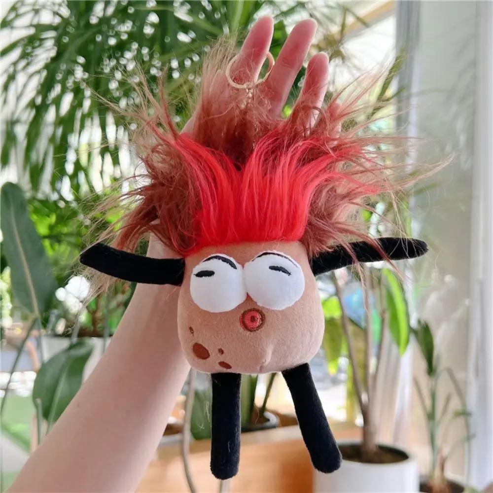 

Creative Sausage Mouth Potato Family Doll Keychain Brown Potato Decor Plush Keychain Funny Charm Plush Keyring Birthday Gift
