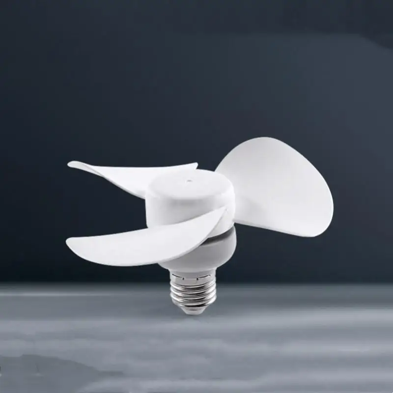

5W Small Cooling Fan E27 Screw Home Ceiling Fan Desktop Electric Fan For Kitchen Bedroom Dormitory Living Room Study Table Fans