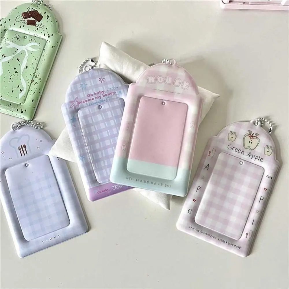 Sweet Card Holders New Kawaii 3inch Bow Cards Cover Ballet Style Certificate Cover Idol Photcards Protective Sleeves