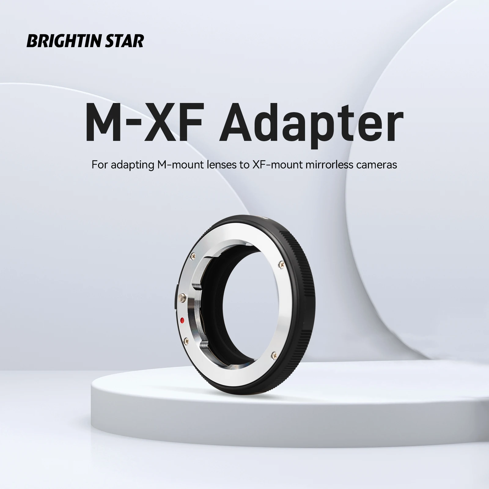 Brightin Star LM-FX Camera Lens Adapter Convertor Ring for Leica M mount Lens to Fuji FX X Mount Camera XT5 XT20 XT30 XS XA5 PRO