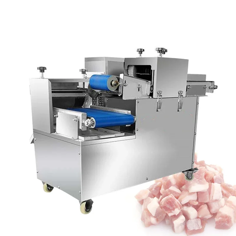 

110V 220V Fresh Meat Cuber Dicer Pork Dicing Machine Meat Strip Cutter Cutting Fresh Meat Cuber Dicer Machine For Sale