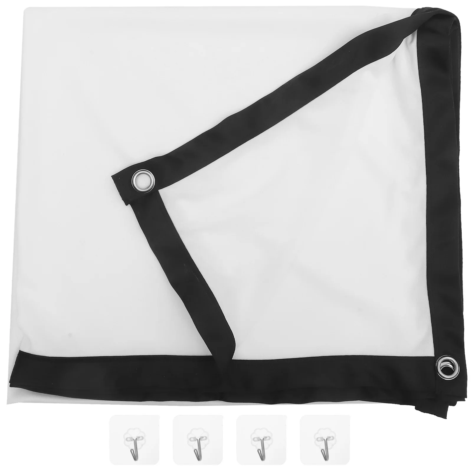 

1 set 1 Set 70 Inch Foldable Projector Screen Anti Crease Portable Outdoor Movie Screen For Camping Party Office