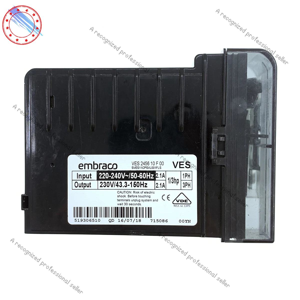 

VES 2456 10F 00 Refrigerator Parts Inverter Drive Control Board for Embraco Compressor