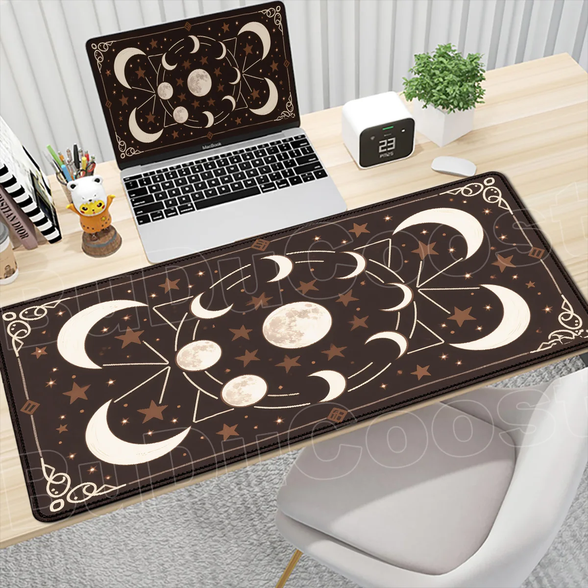 

New Game E-Sports Space Moon Star Mouse Pad XXL Office Gaming Mousepad 400x900mm Table Mat Carpet Nonslip Laptop Desk Decoration
