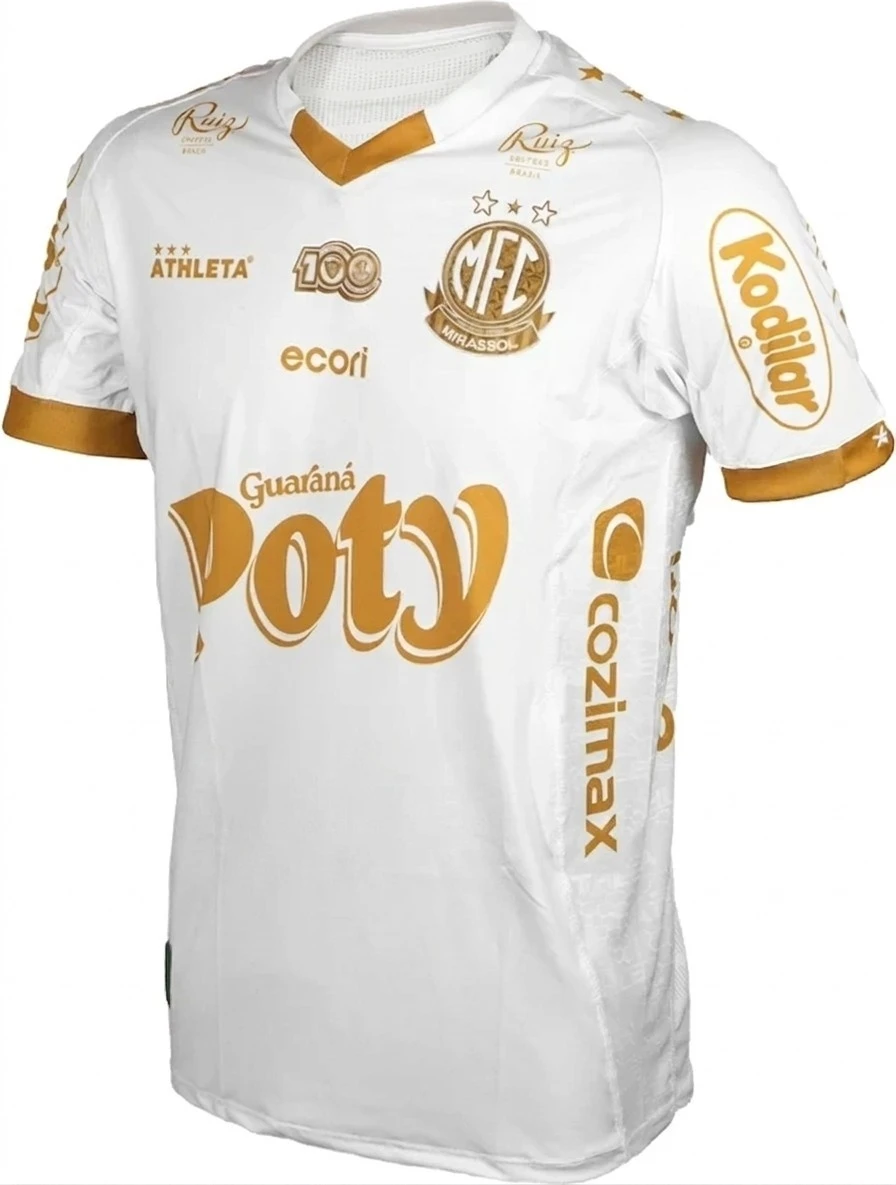2026 Neues Fußballtrikot im Mirassol-Stil für Erwachsene und Kinder, mehrfarbiges, kurzärmeliges, schnelltrocknendes T-Shirt, Brasilien Fußballfan-Sportuniform – Detail 3