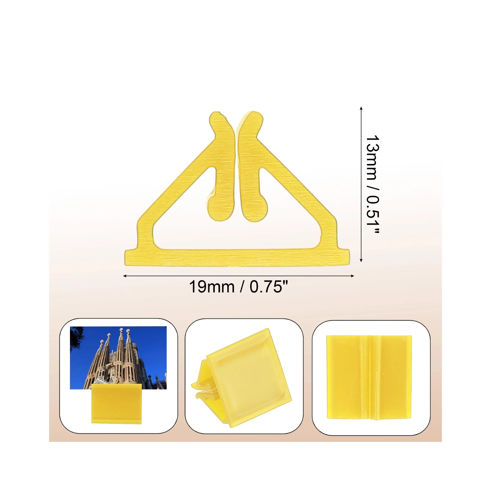 30/60pcs Mini Stands Place Card Holders Plastic Card Stands Place Card Holders for Table Photos Games Wedding Party Decor
