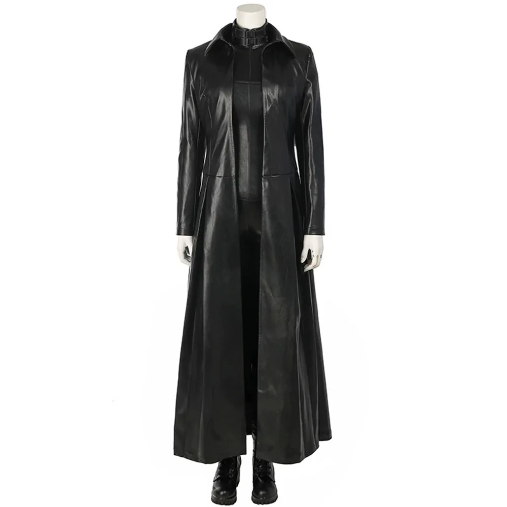 زي سيلين التنكري لحروب الدم من Underworld باللون الأسود الفاخر من الجلد الصناعي بذلة ملابس حفلات الهالوين