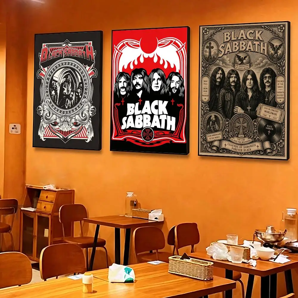 band Black Sabbath Poster Poster HD Printing Cozy and Warm Style for Home Decor for Bedrooms Cafes Gift Giving