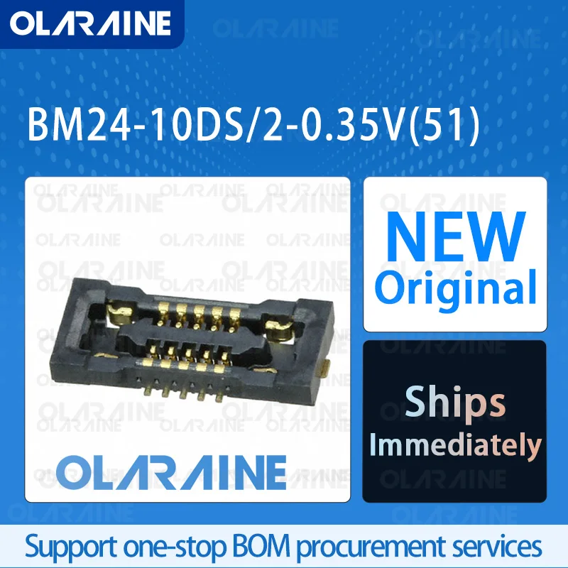 

50/200/500Pcs BM24-10DS/2-0.35V(51) 100% brand new original микросхема Mezzanine connectors 10 Position 30 V
