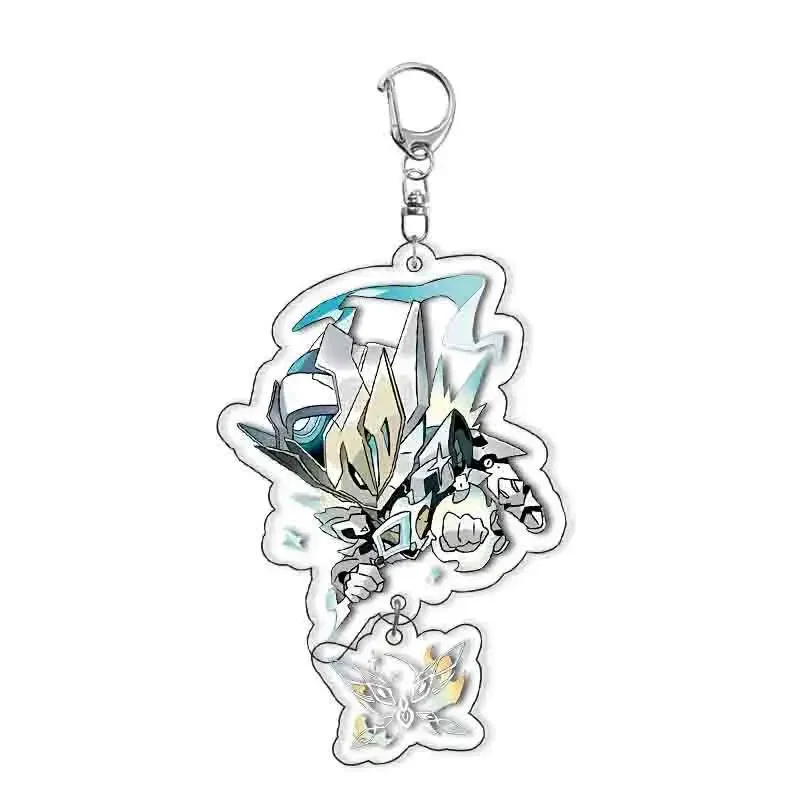 Game Honkai:Star Rail Keychain Cartoon Figure Moze Lingsha Feixiao Acrylic Key Chain Fans Accessories Pendant Badge Jewelry Gift