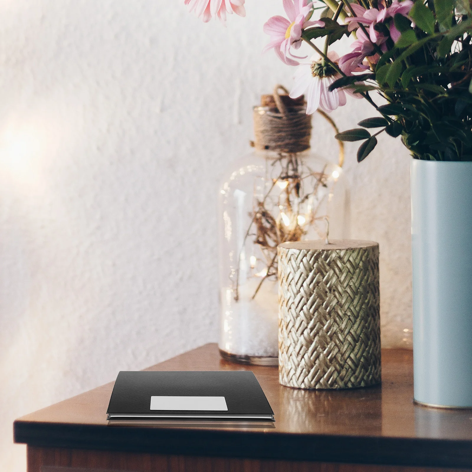 Business Card Holder Metal PU Cover Large Capacity Stylish Design Trade Show Souvenirs Card Case ganizer Desk