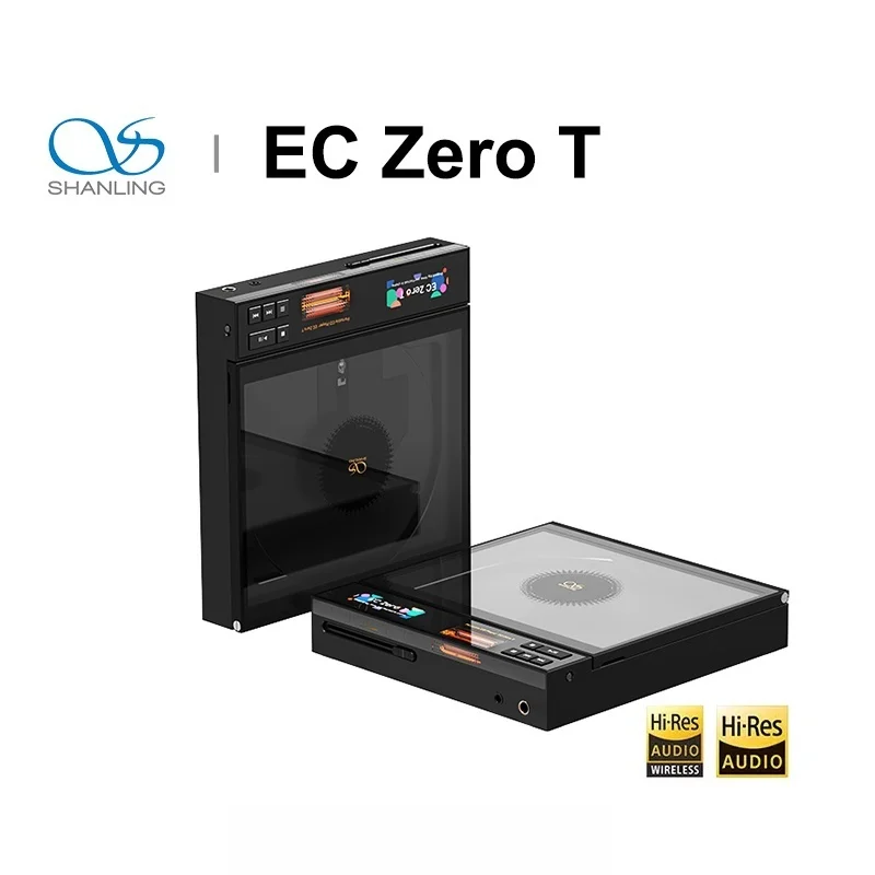 Shanling EC Zero T Portable R2R DAC Tube CD Player HIFI with Bluetooth aptX JAN6418 TPA6120 Tubes AMP Hi-Res Audio PCM768 DSD512