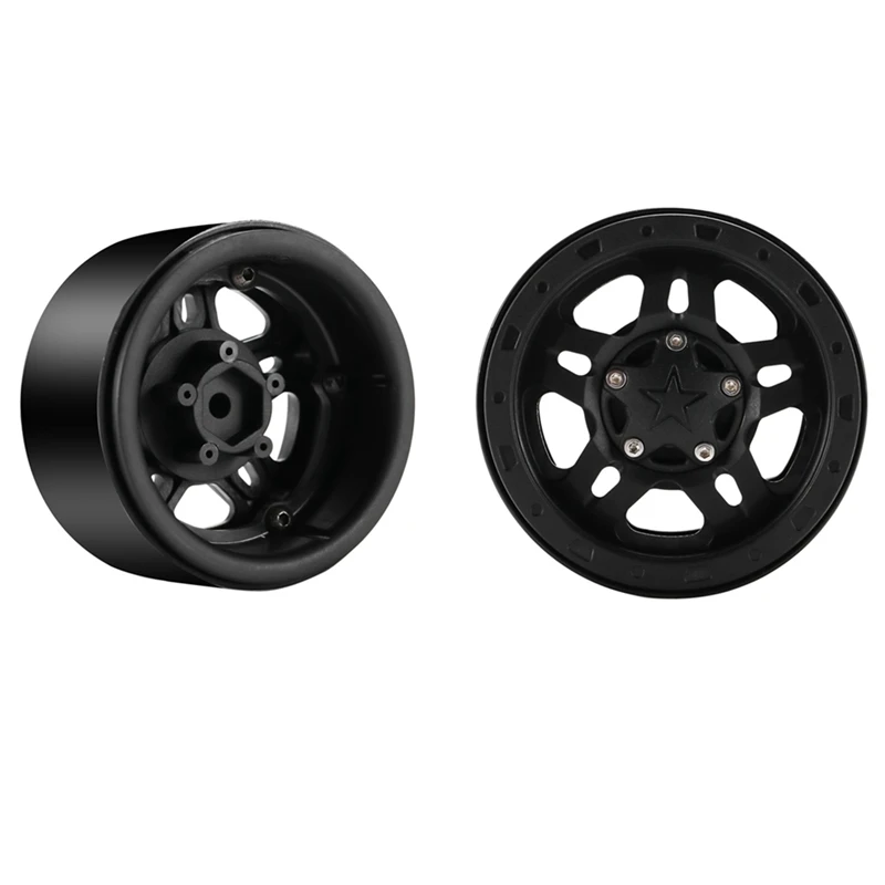 4 sztuk z tworzywa sztucznego Beadlock 2.2 piasta koła felgi dla 1/10 gąsienica RC oś samochodu SCX10 Wraith Capra RR10 Traxxas TRX4 D90