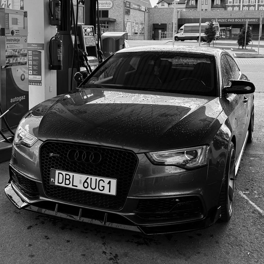 아우디 A5 S5 콰트로 S-LINE 2012 2013 2014 2015 2016용 프론트 범퍼 스플리터 립 디퓨저 바디 키트 스포일러 가드 썸네일 2