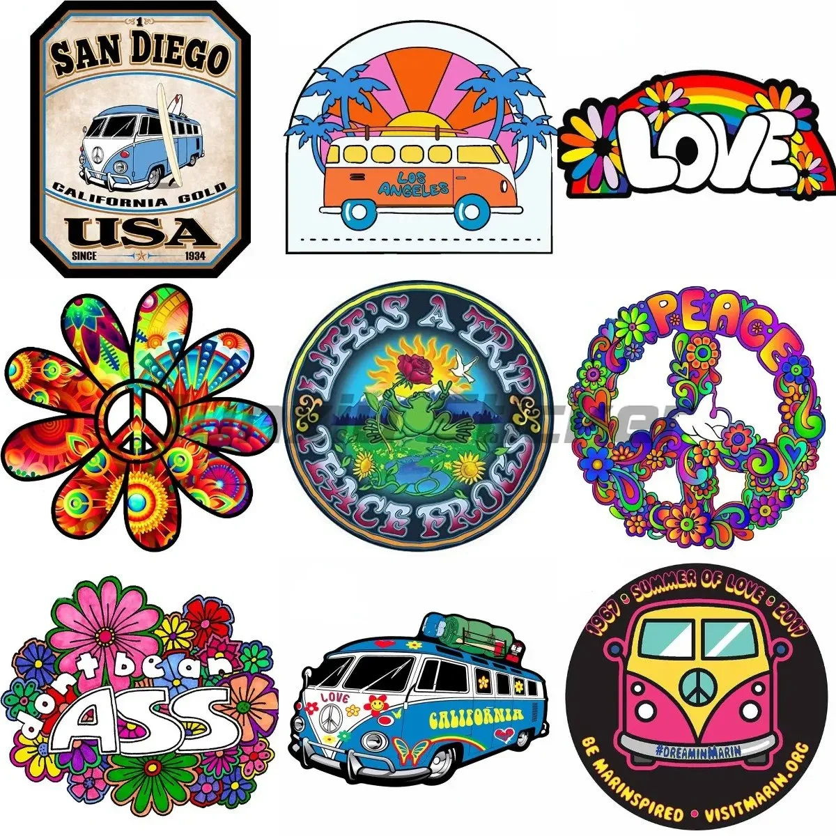 

Flower Peace Motorcycle Car Window Truck Accessories Stickers Windows Car Stickers Car Assessoires Decal Vinyl Funny