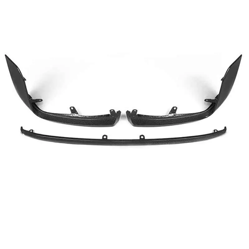

For BMW G87 M2 2023-IN Real Dry Carbon Fiber Front Lip Replace Install MP Style Front Bumper Lip Spoiler Lip Splitter