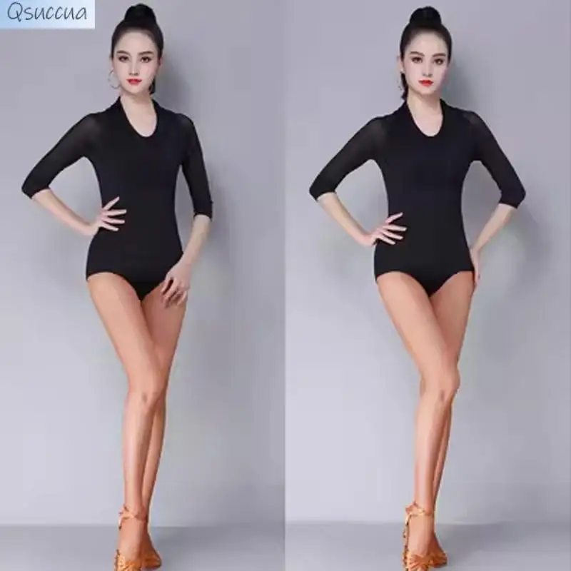 Nieuwe Latin Dance Rok Practice Kostuum Dames Volwassen Rok Rok Rok Broek Wedstrijd Danskostuum