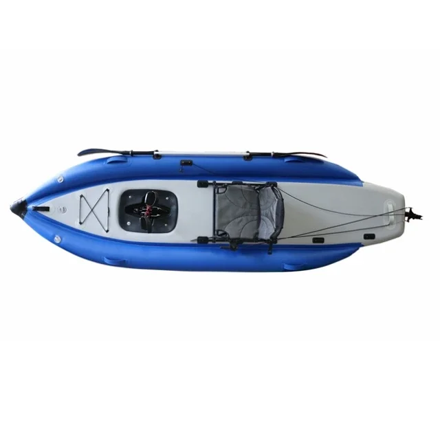 Surfking 12' Inflatable Fin Pedal Kayak Fin pedal drive offer efficient, lightweight and compact propulsion method New Design