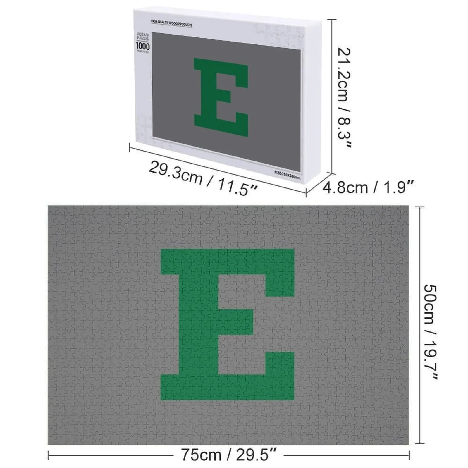 The emu Jigsaw Puzzle Diorama Accesorios Nombre Rompecabezas de juguete de madera