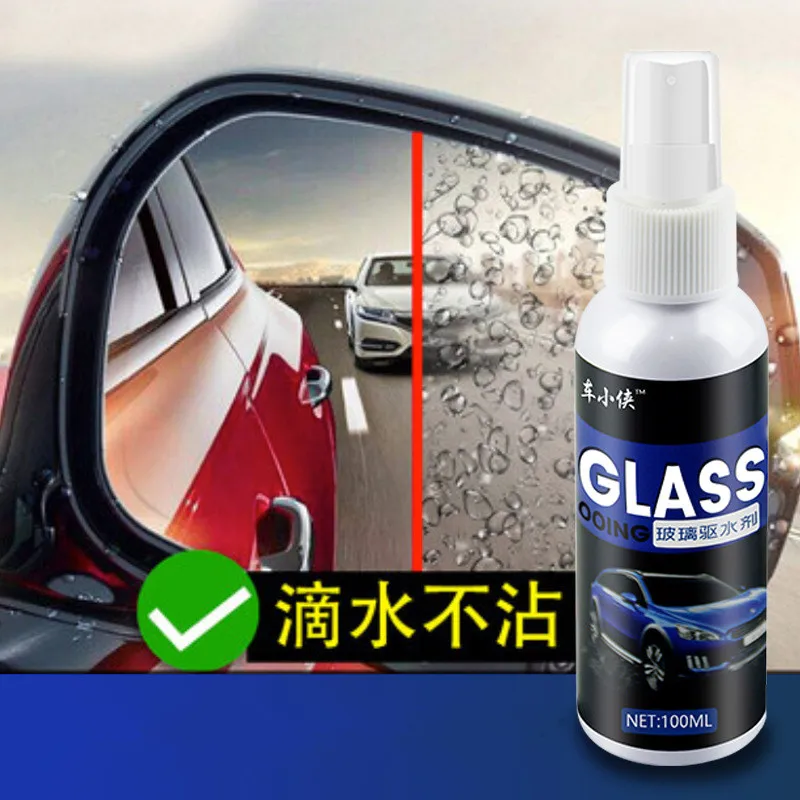 

Water Repellent Spray Anti Rain Coating For Car Glass Hydrophobic Anti-rain Liquid Windshield Mirror Mask Auto Chemical