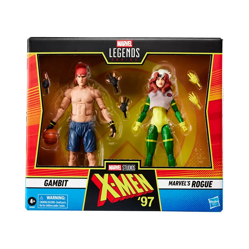 Marvel Legends Rogue & Gambit 6-Inch Action Figure Set Collectible Model Toy Birthday Gift Anime Peripheral Desktop Ornament