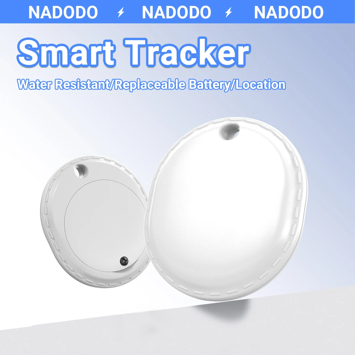 Wireless Key Finder Luggage Tracker Smart Tag Locator Pairs with APPLE Find My for Bags, Wallet,Pet,Keys,Suitcases