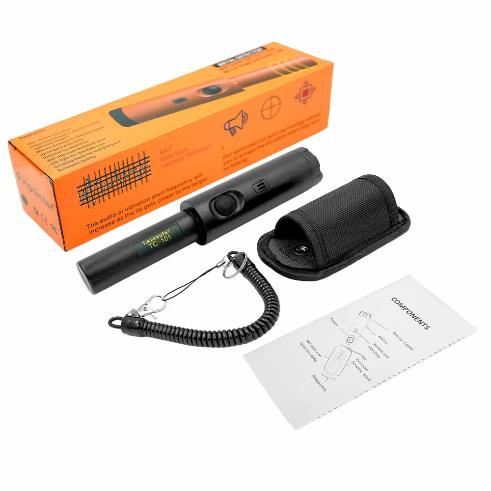 New Handheld Metal Positioning Rod Underground Metal Detector TC-101 Handheld High Sensitivity Gold Diggers Detector Rod