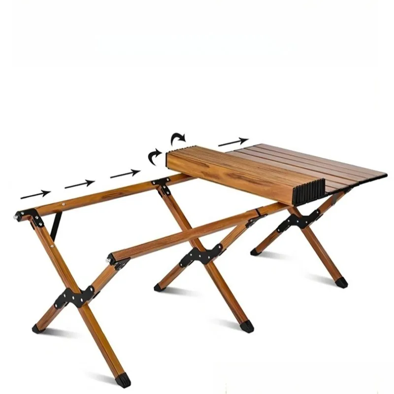 

Outdoor folding table portable lightweight egg roll table