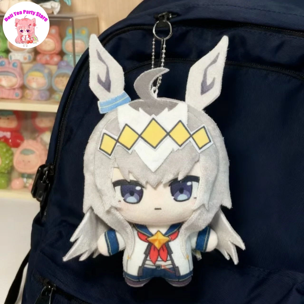 

10cm Oguri Cap Umamusume: Pretty Derby Cotton Doll Keychain Print Plush Cotton Doll Character Toys Collection Gift