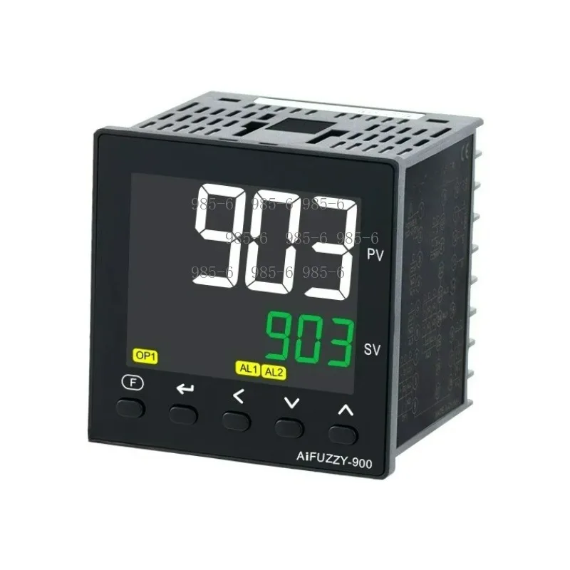 LCD Digital PID Thermostat, AiFUZZY903 Economic Temperature Controller with K J Pt100 Sensor Input, SSR Relay Output
