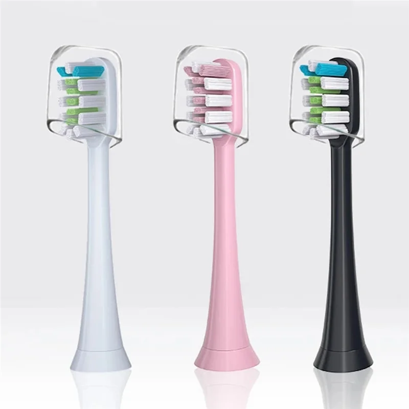 EAS-9PCS Сменные насадки для SOOCAS V1 V2 X3 X3U X5 D2 D3 SOOCARE Насадка для электрической зубной щетки Sonic с мягкой щетиной