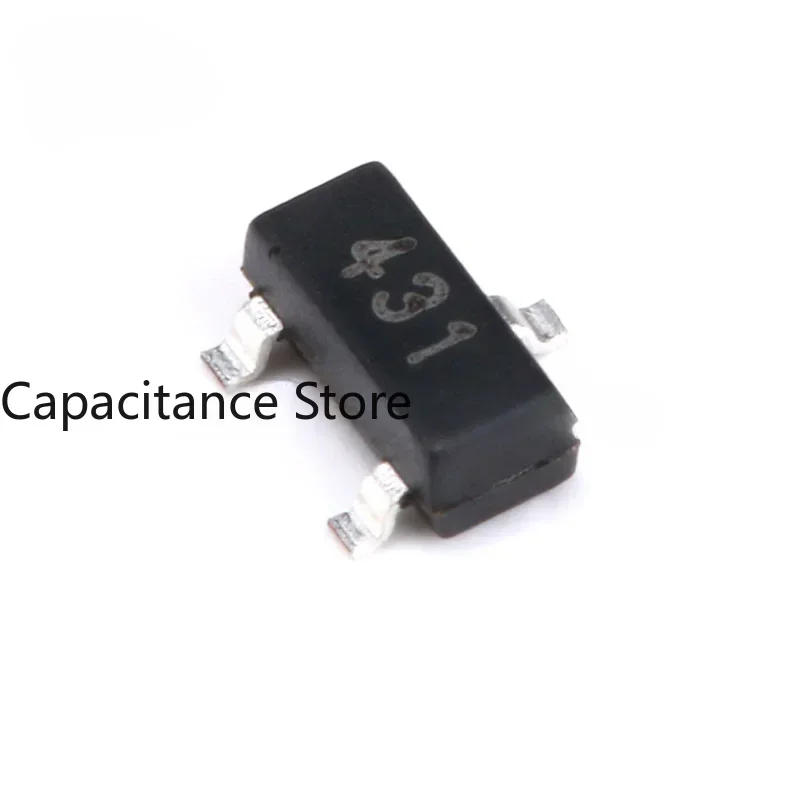 

10 шт. Оригинальные подлинные чипы CJ431 0.5% Silk Screen 431 SOT-23 100mA с регулируемым напряжением, 10 шт.