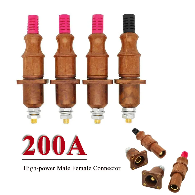 

200A Single Core Connector High-power Male Female Docking Plug Socket Stage Lighting Distribution Direct Box Power Input Joint