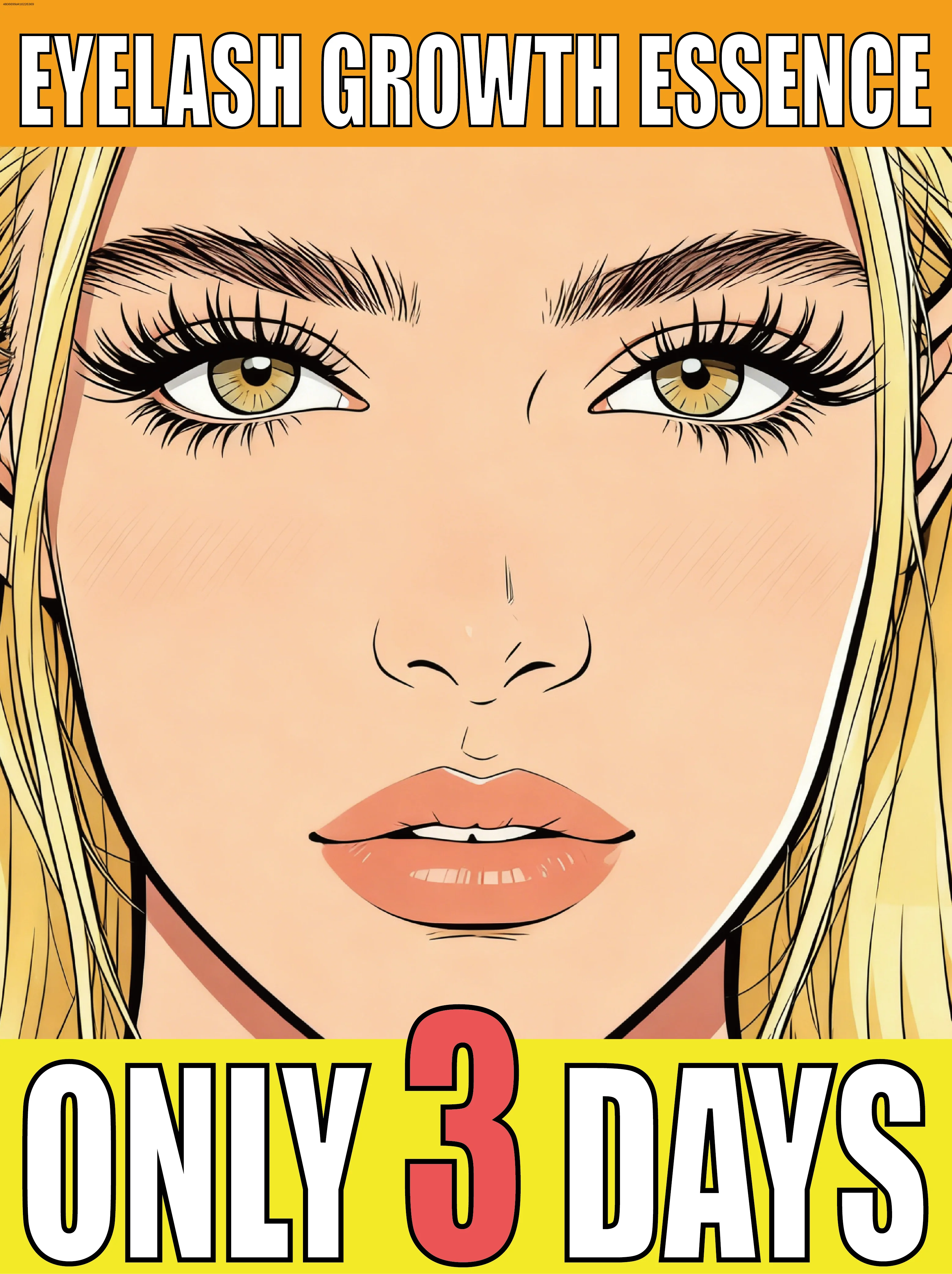 Eyelash Nourishing Care Serum, Lash Conditioning Essence for Thin Brittle Lashes, Strengthen Eyelash Texture, Create Fuller & Thicker Looking Lashes, Gentle Daily Lash Cosmetic Care for Women Men