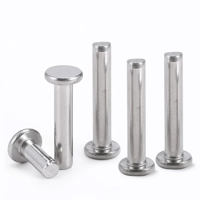 

1/4 1/8 M3 M4 M5 M6 Stainless Steel Carbon Steel Flat Head Solid Rivets Countersunk Steel Rivets