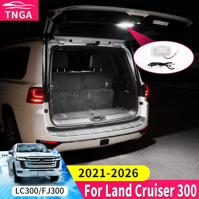 لتويوتا 2021-2025 2024 لاند كروزر 300 LC300 LED سيارة مصباح إضاءة صندوق السيارة السوبر مشرق مصباح داخلي إضاءة مقاومة للماء الملحقات