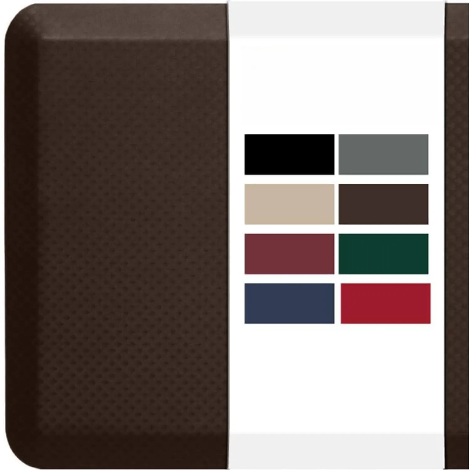 

Waterproof Scratch Resistant Topside, Supportive All Day Comfort Padded Foam Rugs, 20x32, Brown