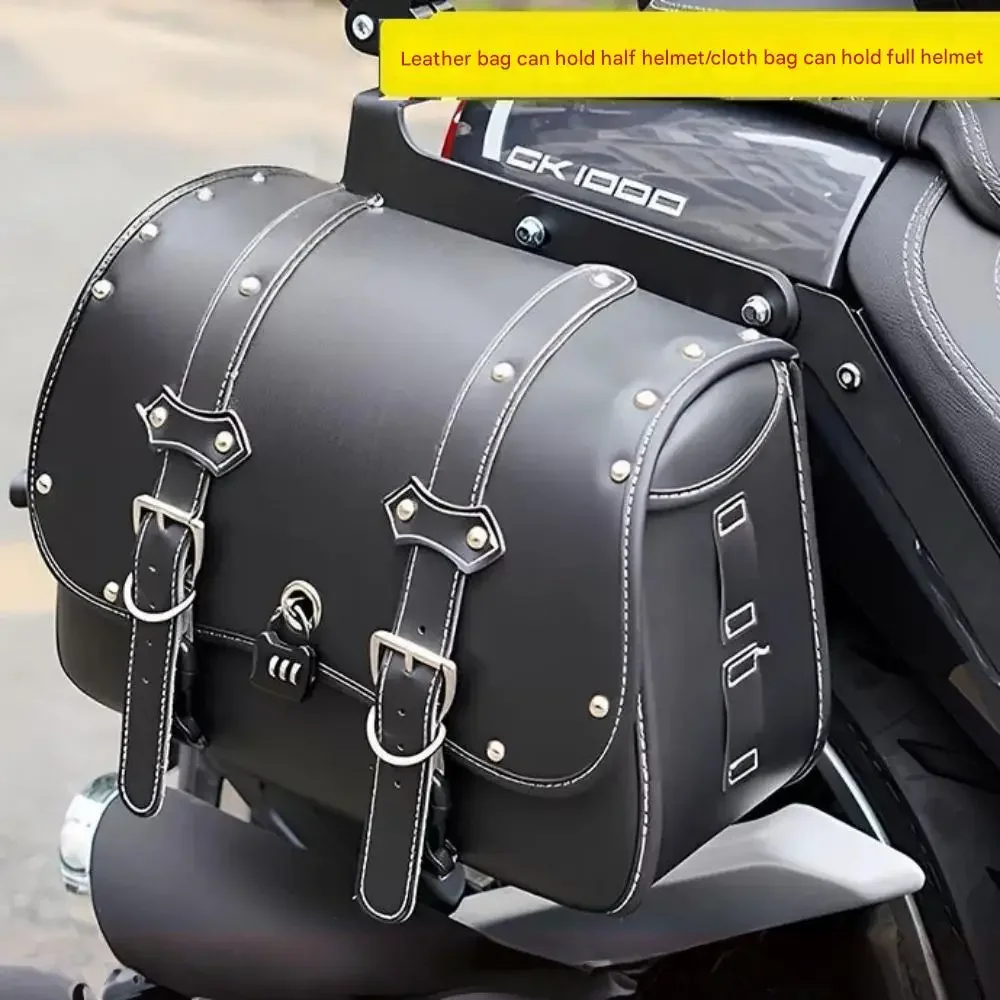 【High Quality​】For Brixton Crossfir C1002V C 1002V MBP C1002V waterproof canvas side bag saddle bag side cross bag