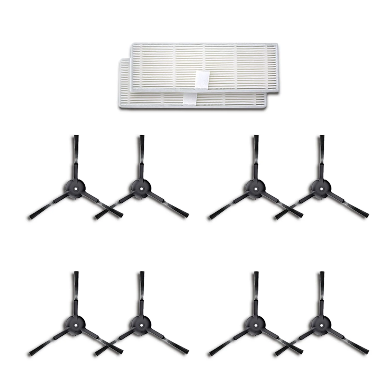 

ABLU-для Uoni, комплект HEPA с боковой щеткой для робота V980 Plus, запасные части для пылесоса, аксессуары