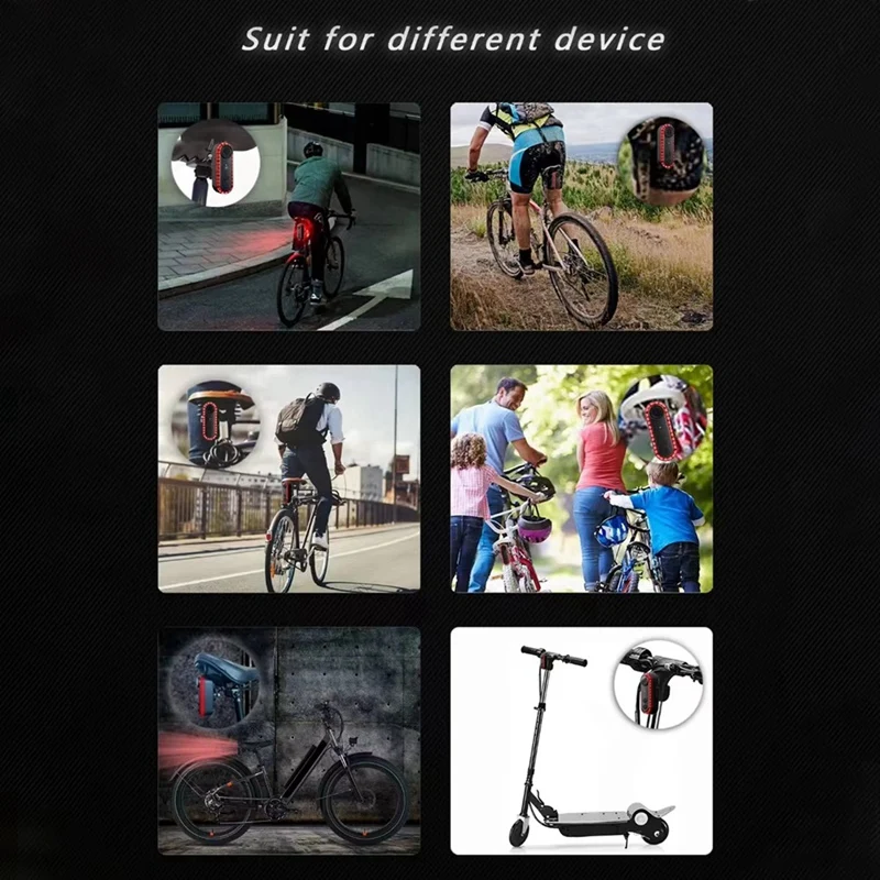 NEW Bike Tail Light with Recorder Camera 1080P HD 150 Degree Viewing Phone Interconnection Water Proof Rear View Camera