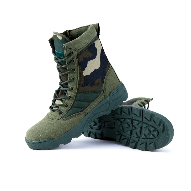 Men\'s Boots 2023 New Combat Training Man\'s Shoes Outdoor Sport Climb Mountains Cross Country Camouflage Mens Sneakers