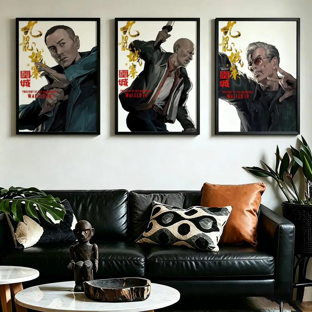 Poster HD art, waterproof, sticky wall, home decoration (living room, bedroom, bar), aesthetic T-Twilight of Wall In Warriors