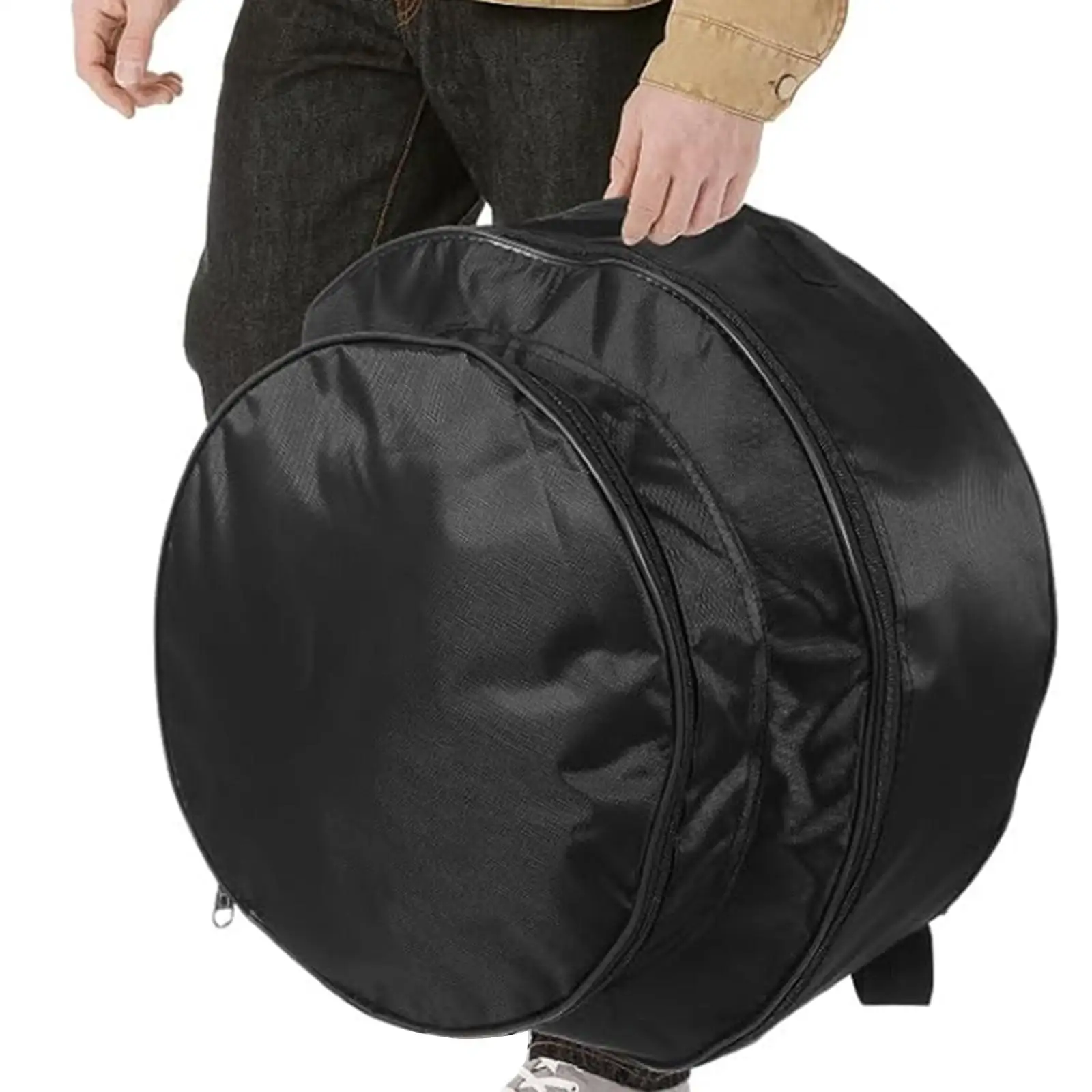 

Drum Backpack Snare Drum Bag with Handle Waterproof Dustproof Drum Case for Percussion Instruments