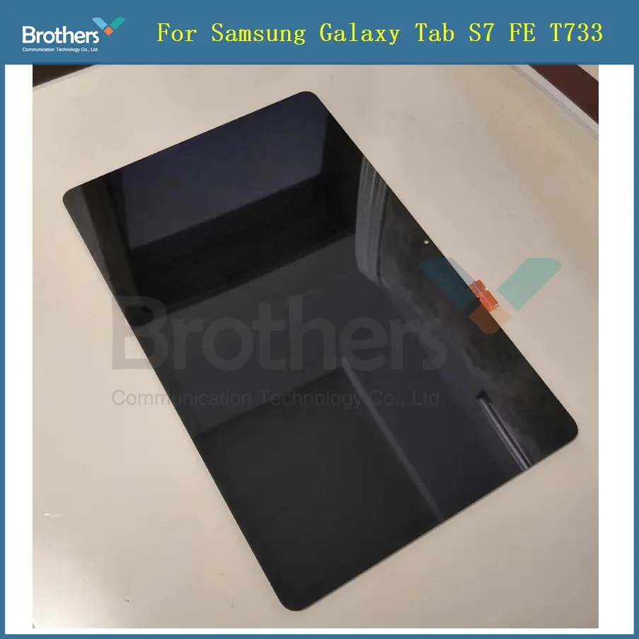 T730 T735 LCD For Samsung Galaxy Tab S7 FE T733 T736 T737 T738 Screen Touch Display Digitizer Assembly Replacement 10.1