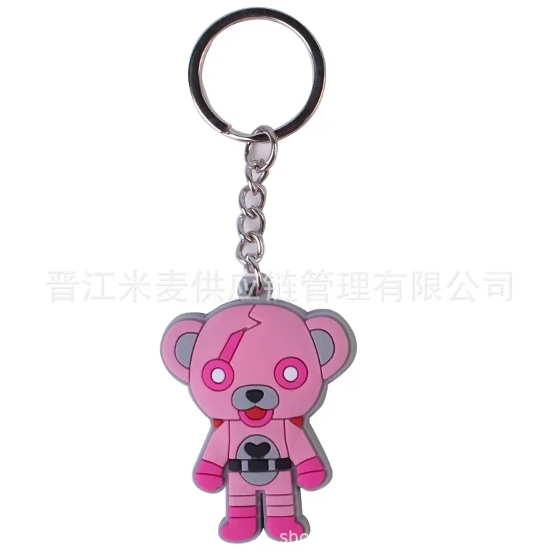 Fortnite PVC portachiavi accessori borsa gioielli Anime giocattolo per bambini portachiavi ciondolo decorativo natalizio