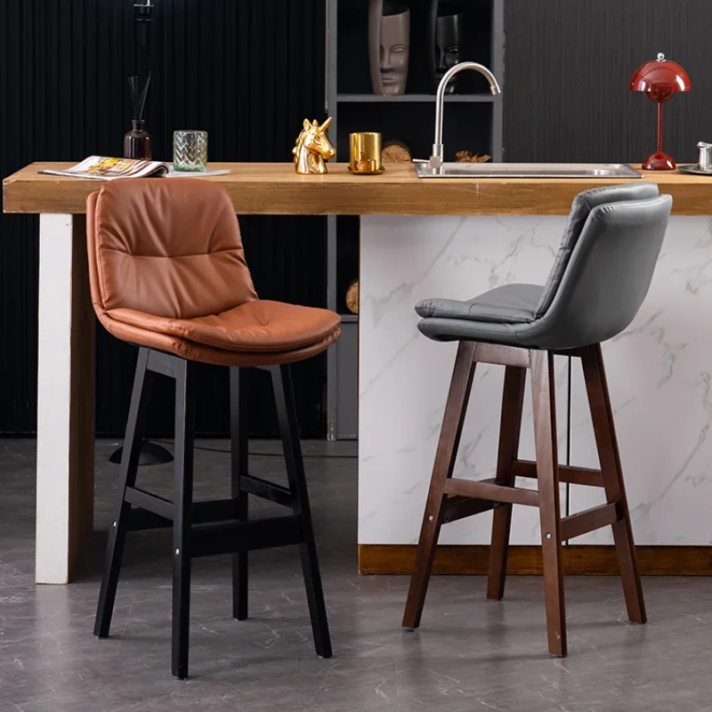 

Luxury Outdoor Canteen Bar Chair Kitchen Island High Home Furniture Buffet Leather Stools Dining Table Hocker Single Person